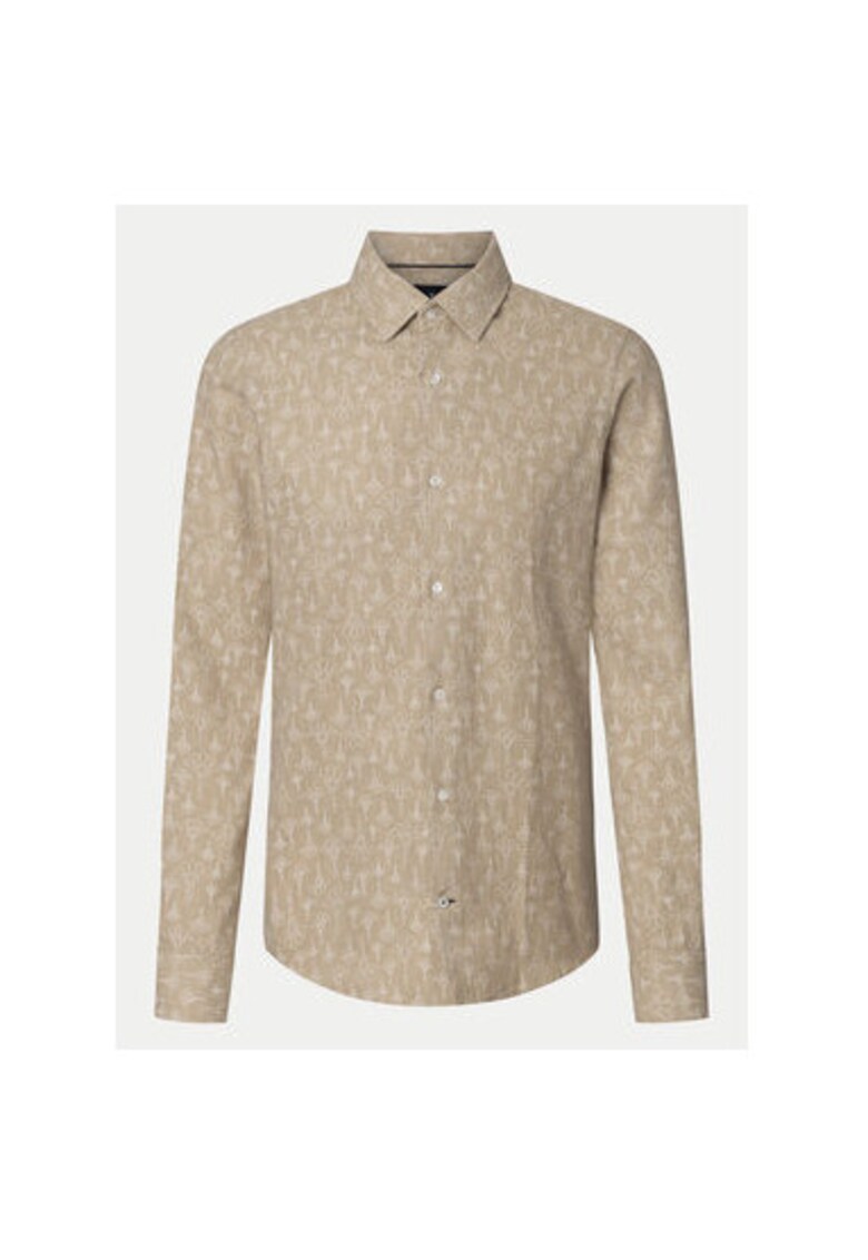 Camasa barbati - 304193378 - Bumbac - Bej