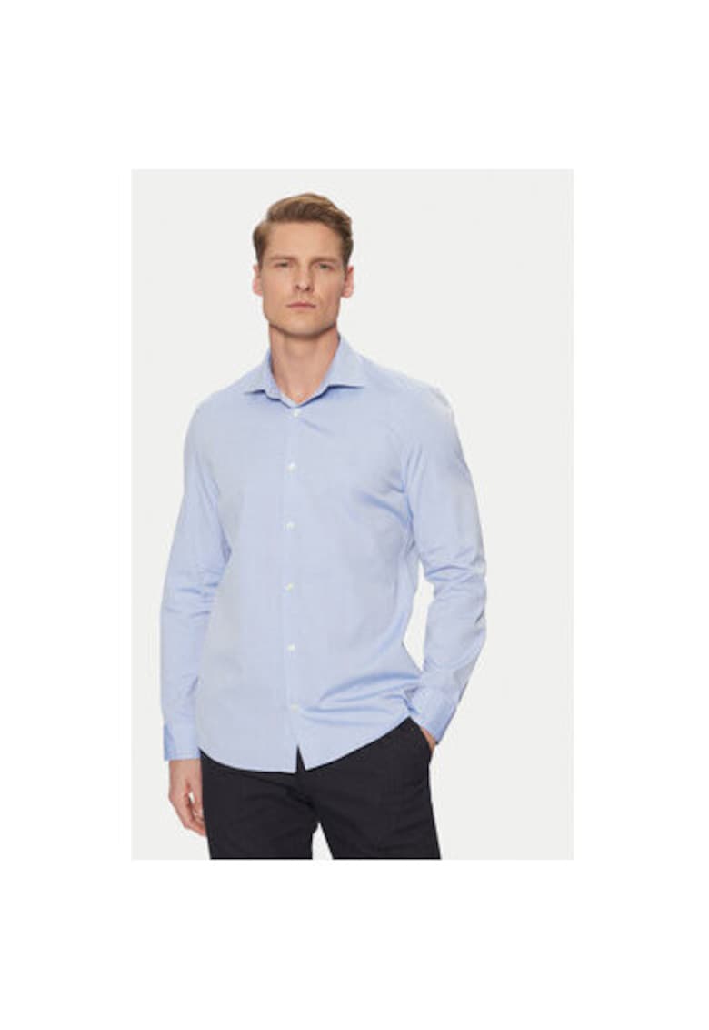 Camasa barbati - 304824272 - Bumbac - Albastru Camasa barbati - 304824272 - Bumbac - Albastru