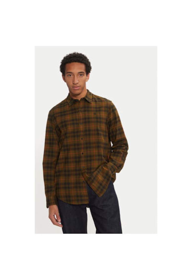 Camasa barbati - 304465406 - Bumbac - Verde