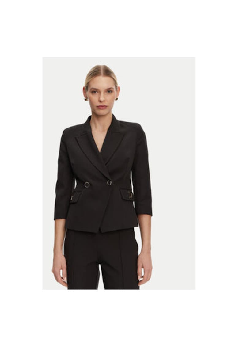 Sacou dama - 305291622 - Poliester - Negru - Negru
