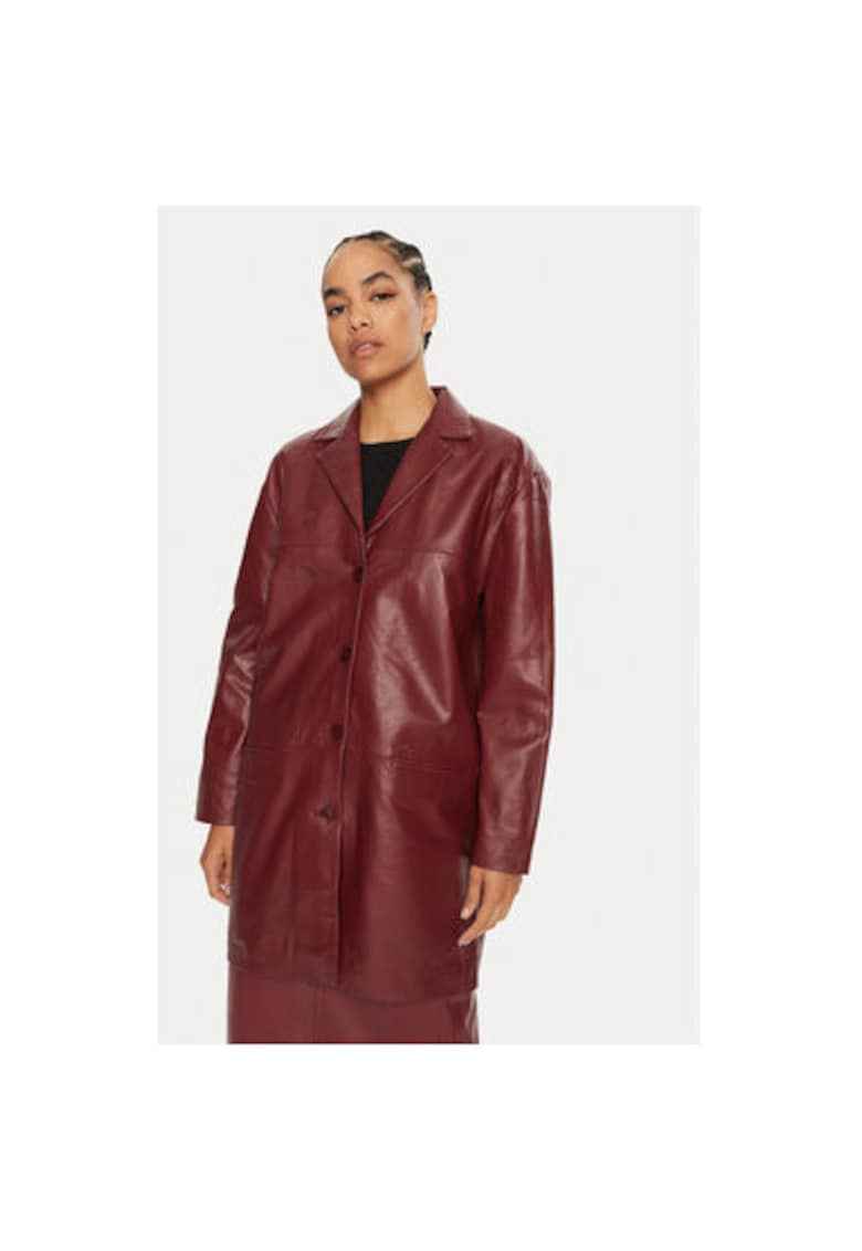 Sacou dama -  304475054 - Piele naturala - Negru