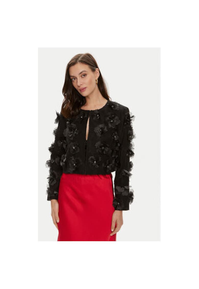 Sacou dama -  304354809 - Viscoza/Poliester/Poliamida - Negru