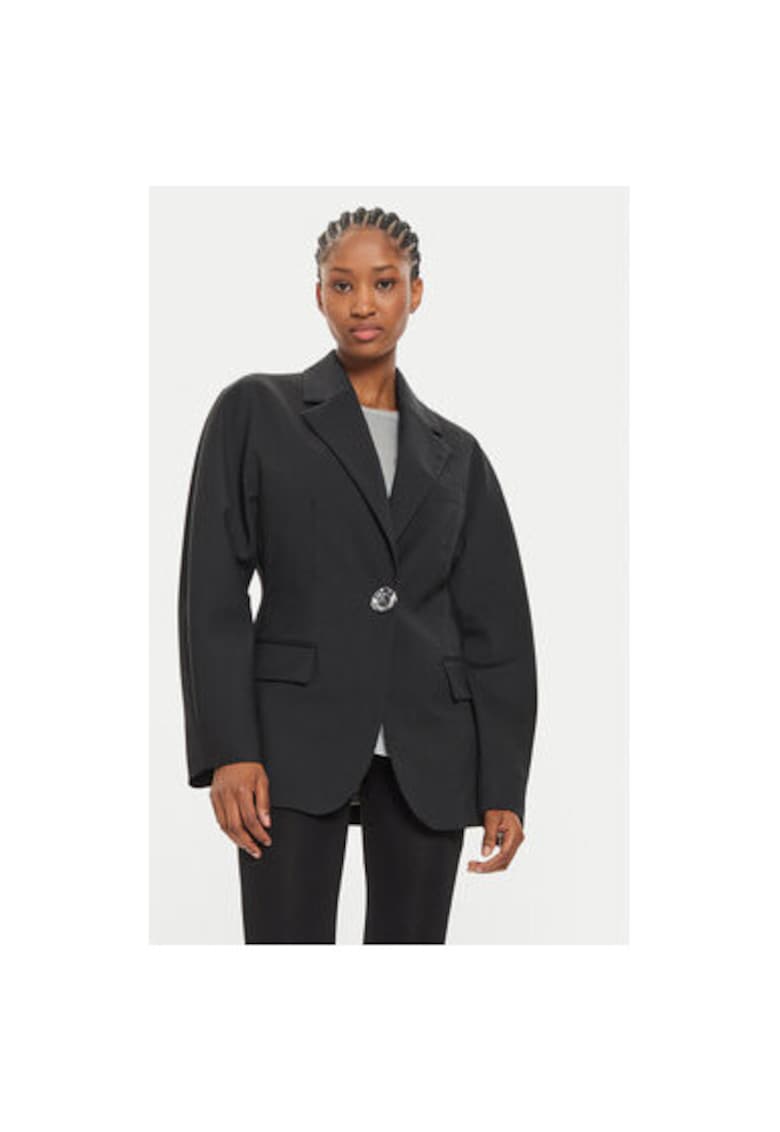 Sacou dama -  304750052 - Poliester/Lana - Negru Sacou dama -  304750052 - Poliester/Lana - Negru