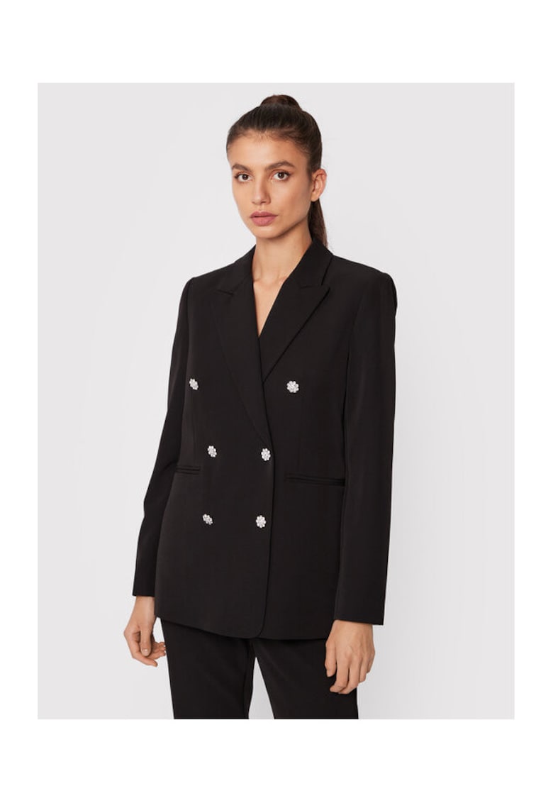Sacou dama - 300971093 - Poliester/Poliester reciclat - Negru - Negru