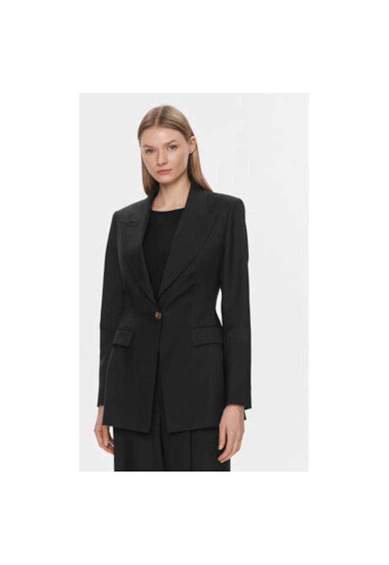 Sacou dama - 303619619 - Viscoza - Albastru