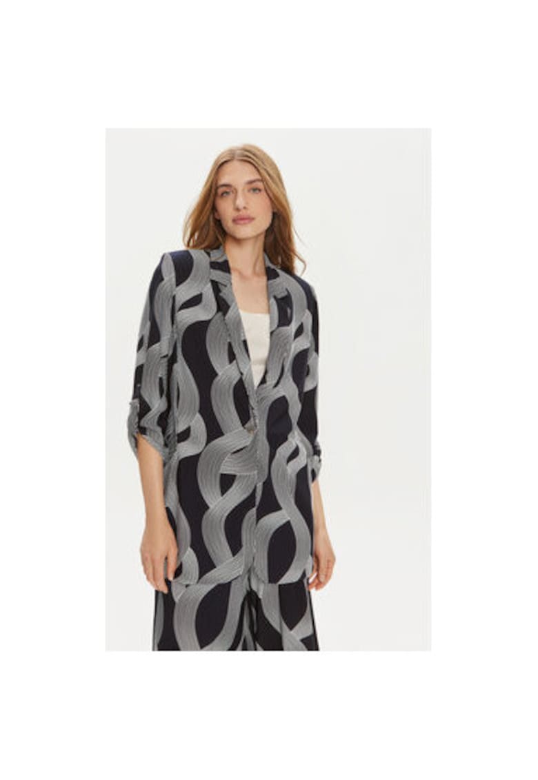 Sacou dama -  303880668 - Poliester - Albastru