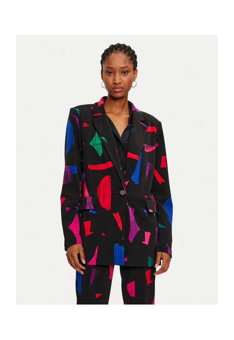 Sacou dama - 304286827 - Poliester - Multicolor