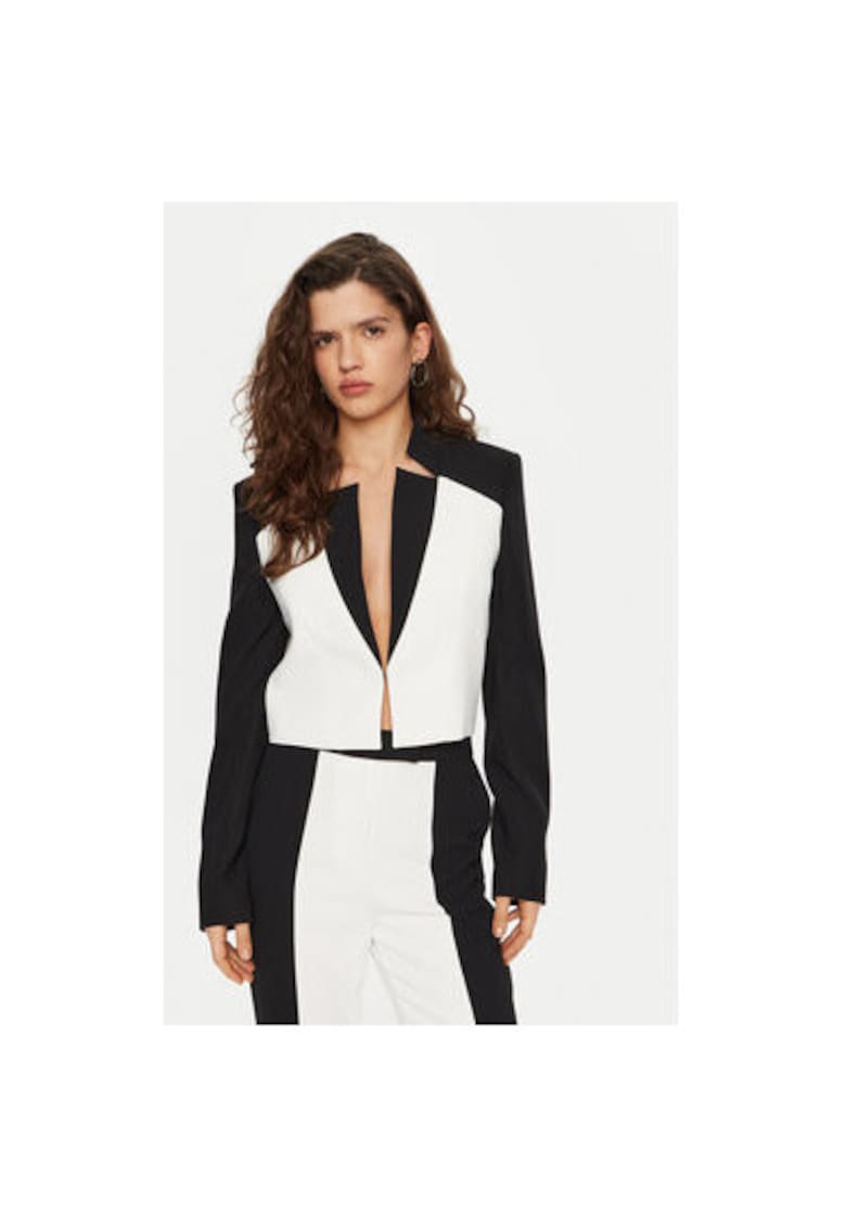 Sacou dama - 304580741 - Poliester - Alb