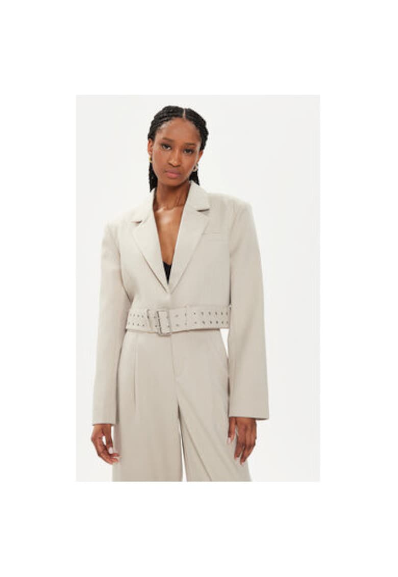 Sacou dama -  303619770 - Poliester/Viscoza - Bej