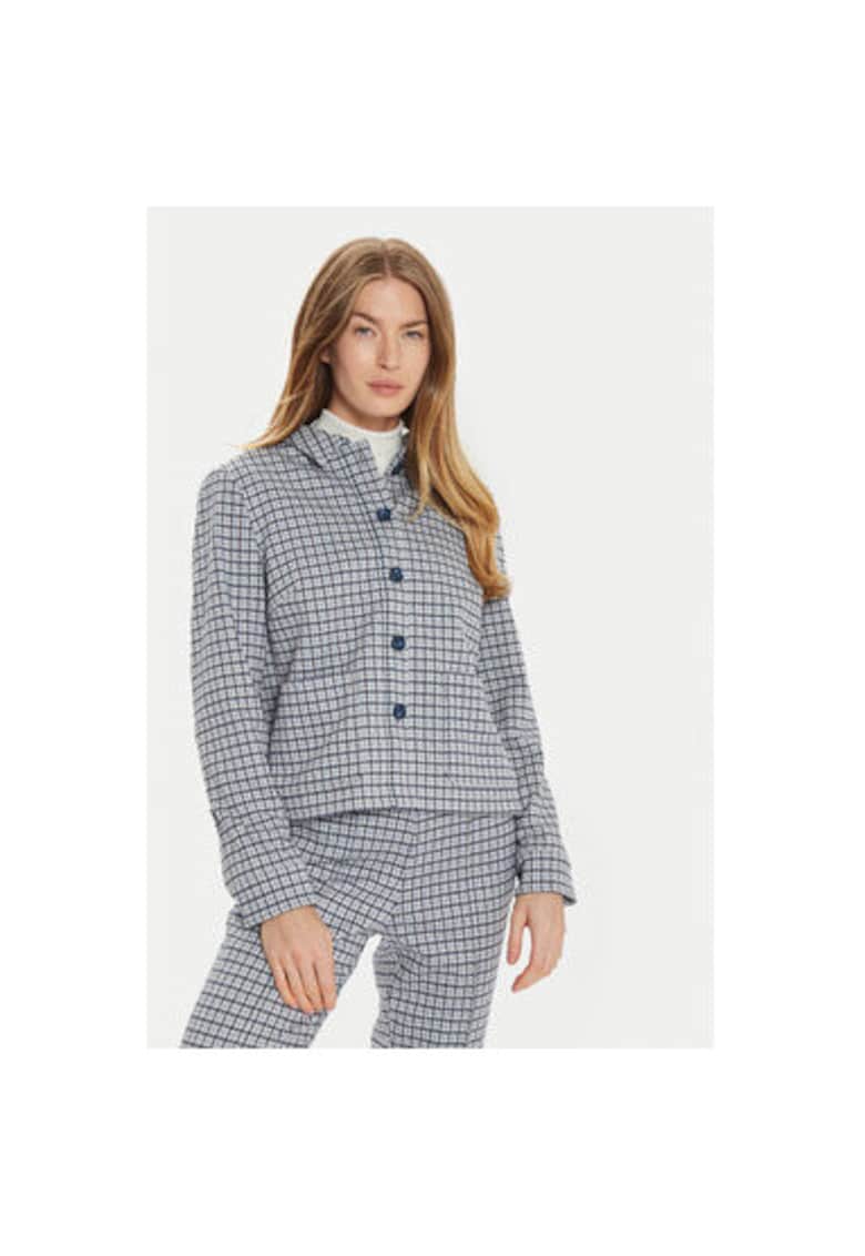 Sacou dama -  304695742 - Poliester/Viscoza - Albastru Sacou dama -  304695742 - Poliester/Viscoza - Albastru