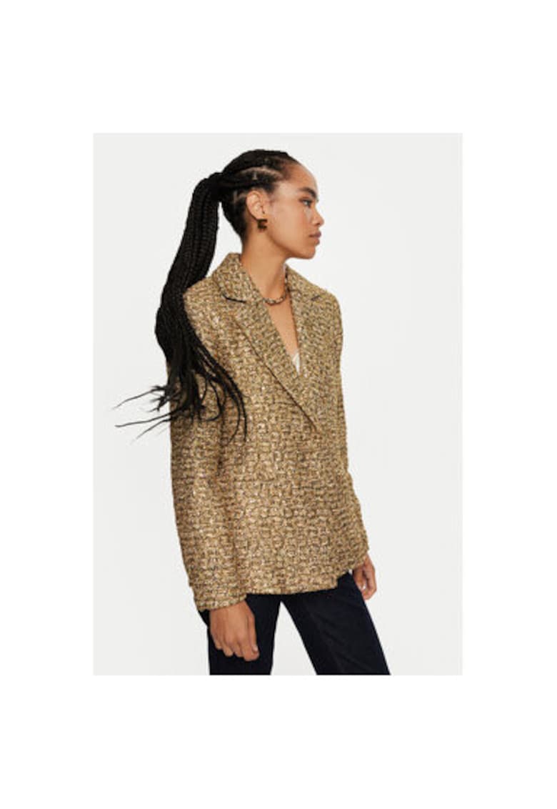 Sacou Dama - 304447396 - Poliester - Auriu