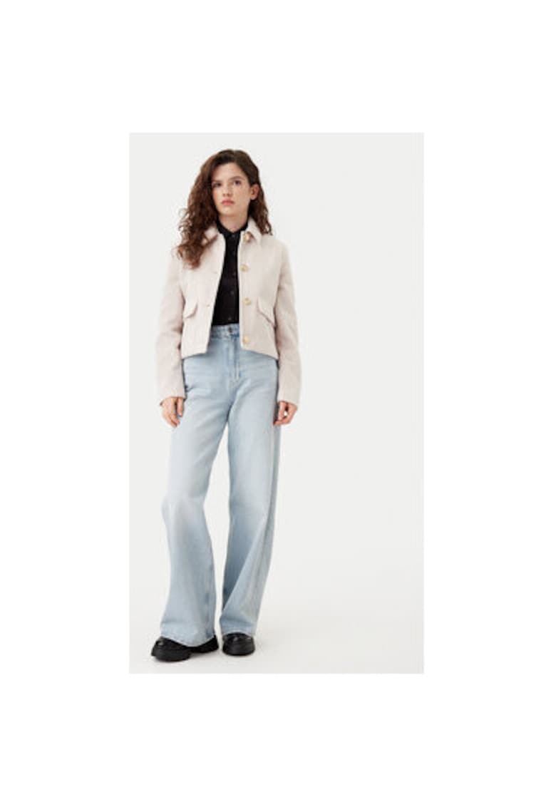 Sacou dama - 304868849 - Poliester - Bej - Bej