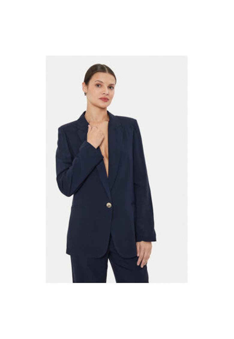 Sacou dama - 304549496 - Viscoza/In - Albastru