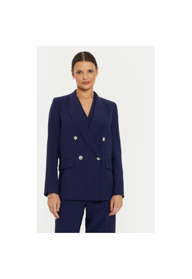 Sacou dama - 304574108 - Viscoza - Albastru