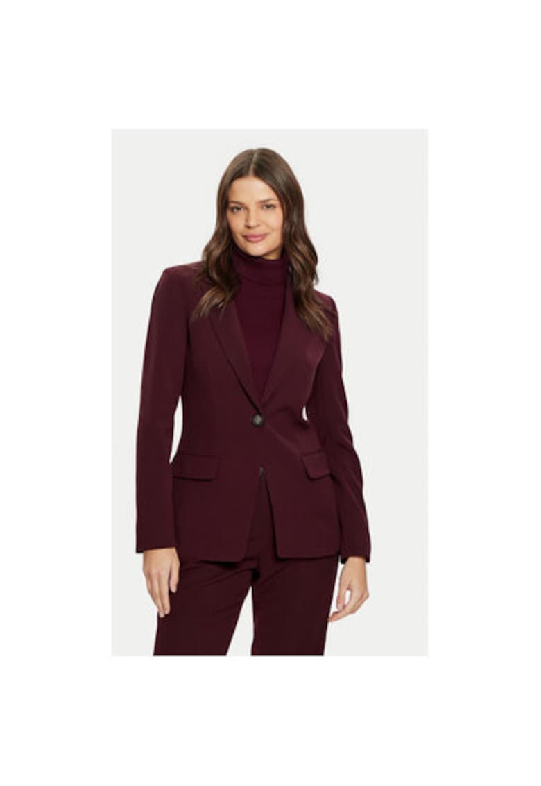 Sacou Dama - 304752773 - Poliester/Viscoza - 40 - Rosu