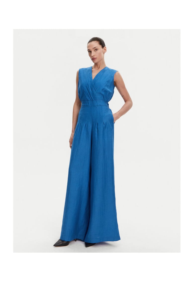 Salopeta dama albastru - 75% in - 25% poliester