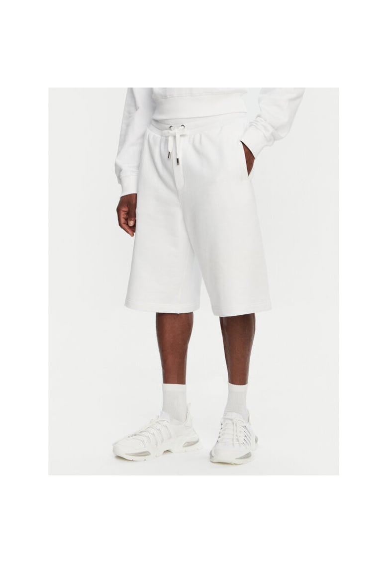 Pantaloni scurti sport barbati Dolce Gabbana - GVUZAT G7NTZ - Bumbac - 50 EU - Alb