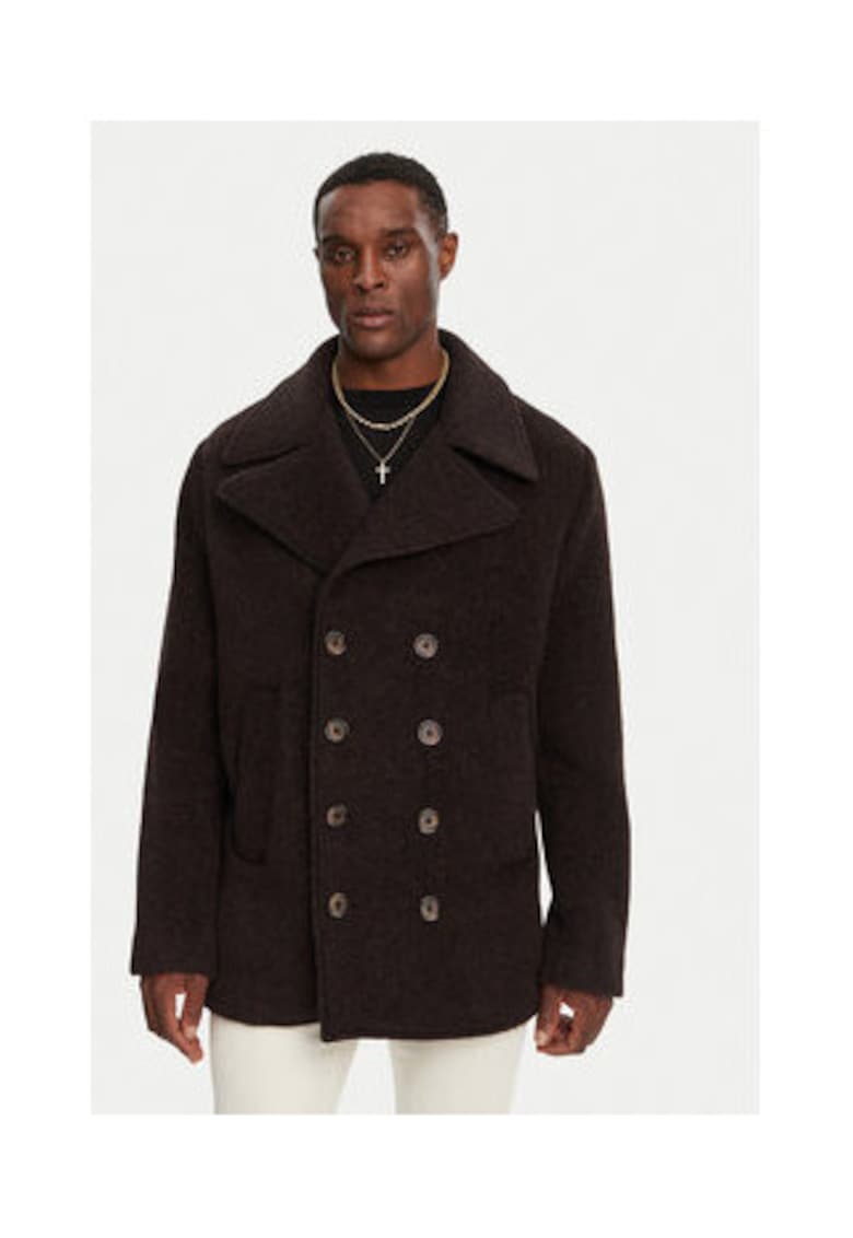 Palton Dolce Gabbana barbati - maro - lana 90% -