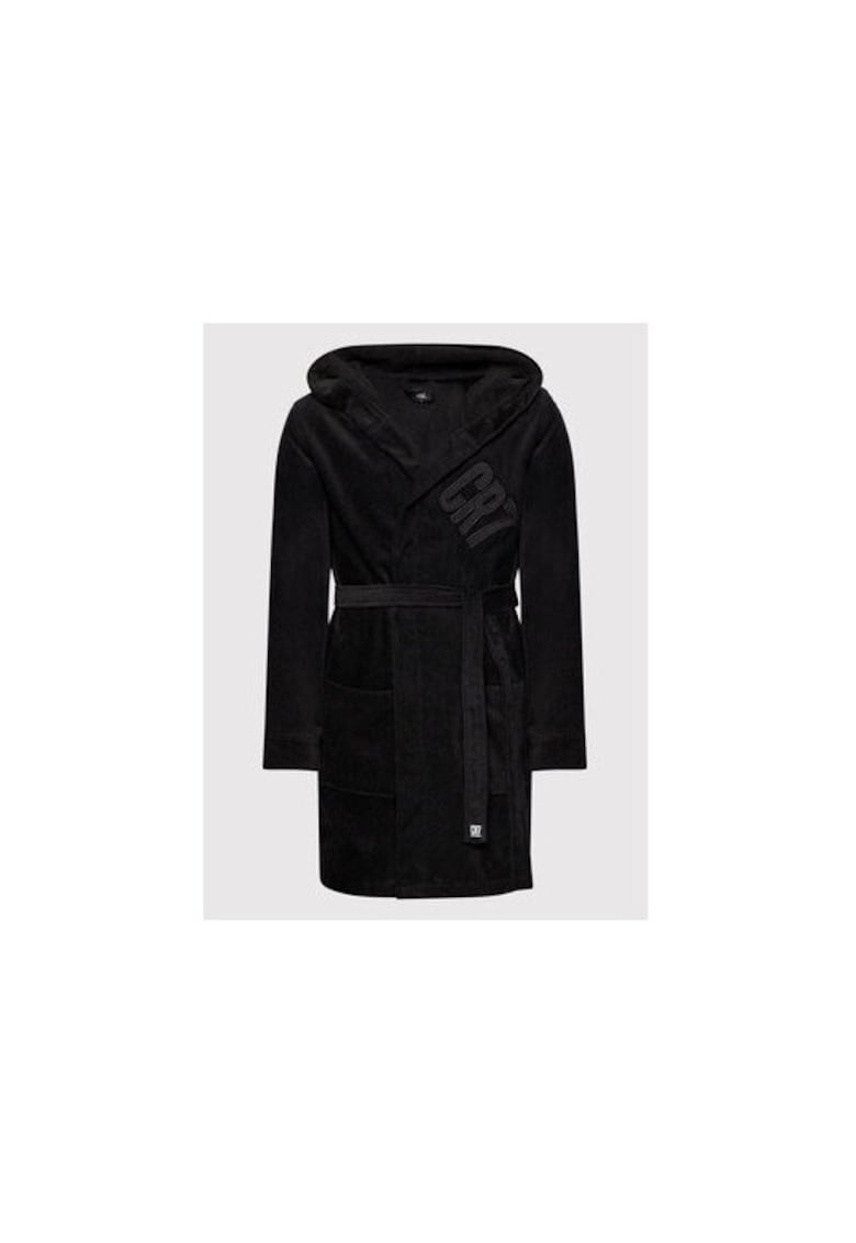 Halat de baie - CR7 negru - 100% bumbac - 30097