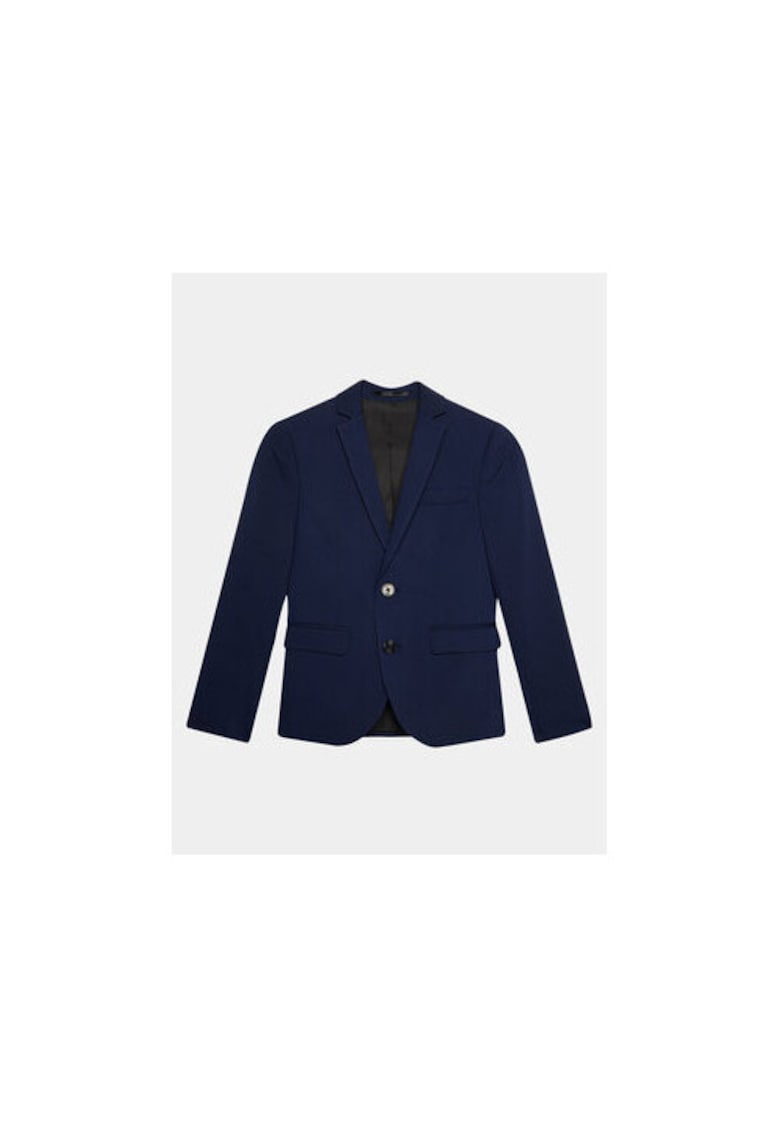 Sacou baieti albastru - poliester/viscoza/elastan -