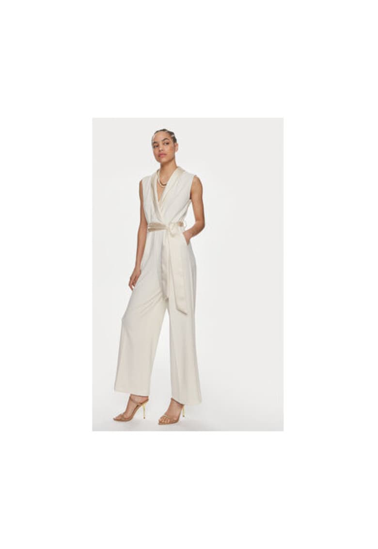 Salopeta dama  alba - poliester - elastan -