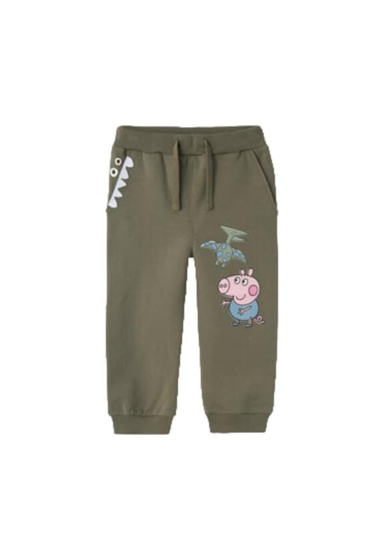 Pantaloni baieti 13224991 -  Bumbac/Elastan - Verde -