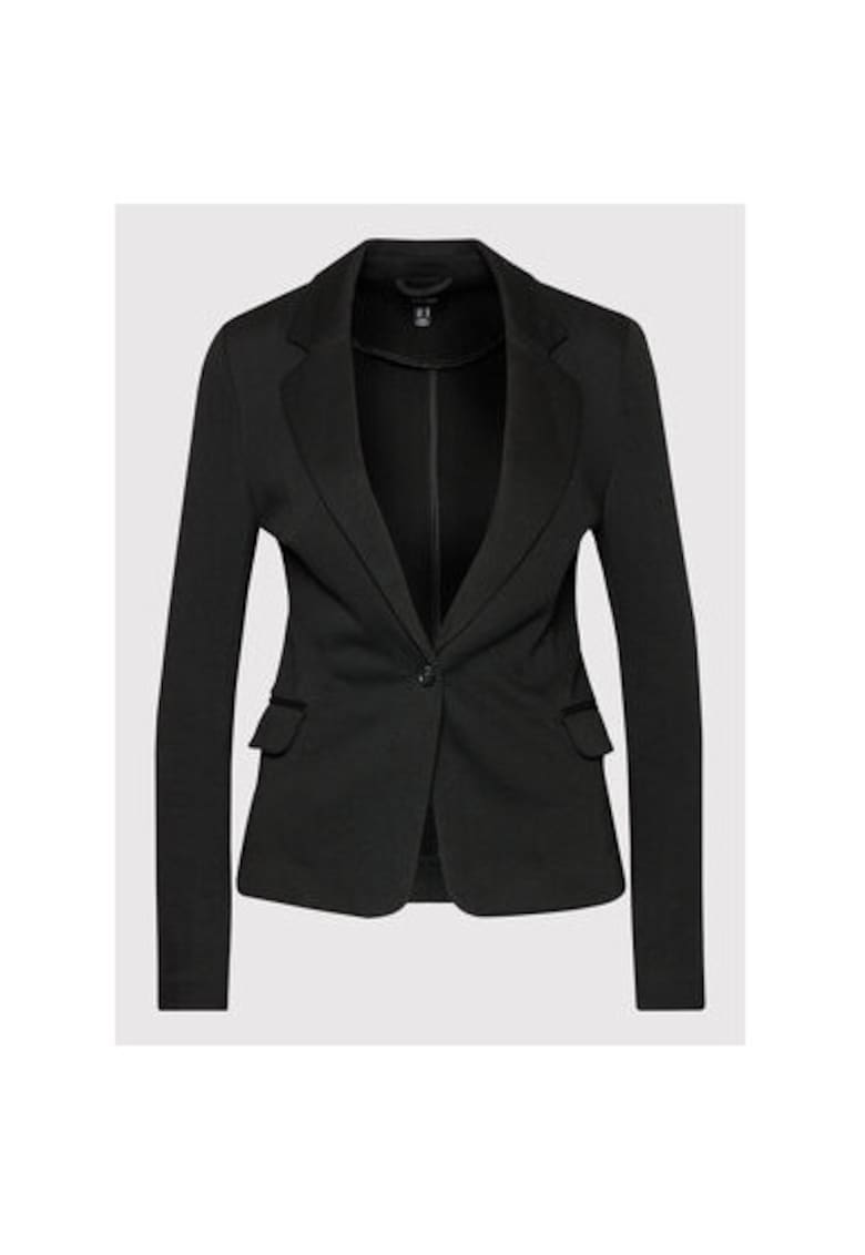 Sacou Dama - 209579628 - Poliester - Bumbac - 34 - Negru