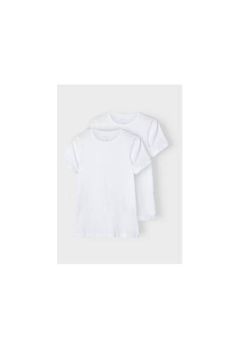 Set 2 tricouri baieti -  302557769 - Bumbac - Alb