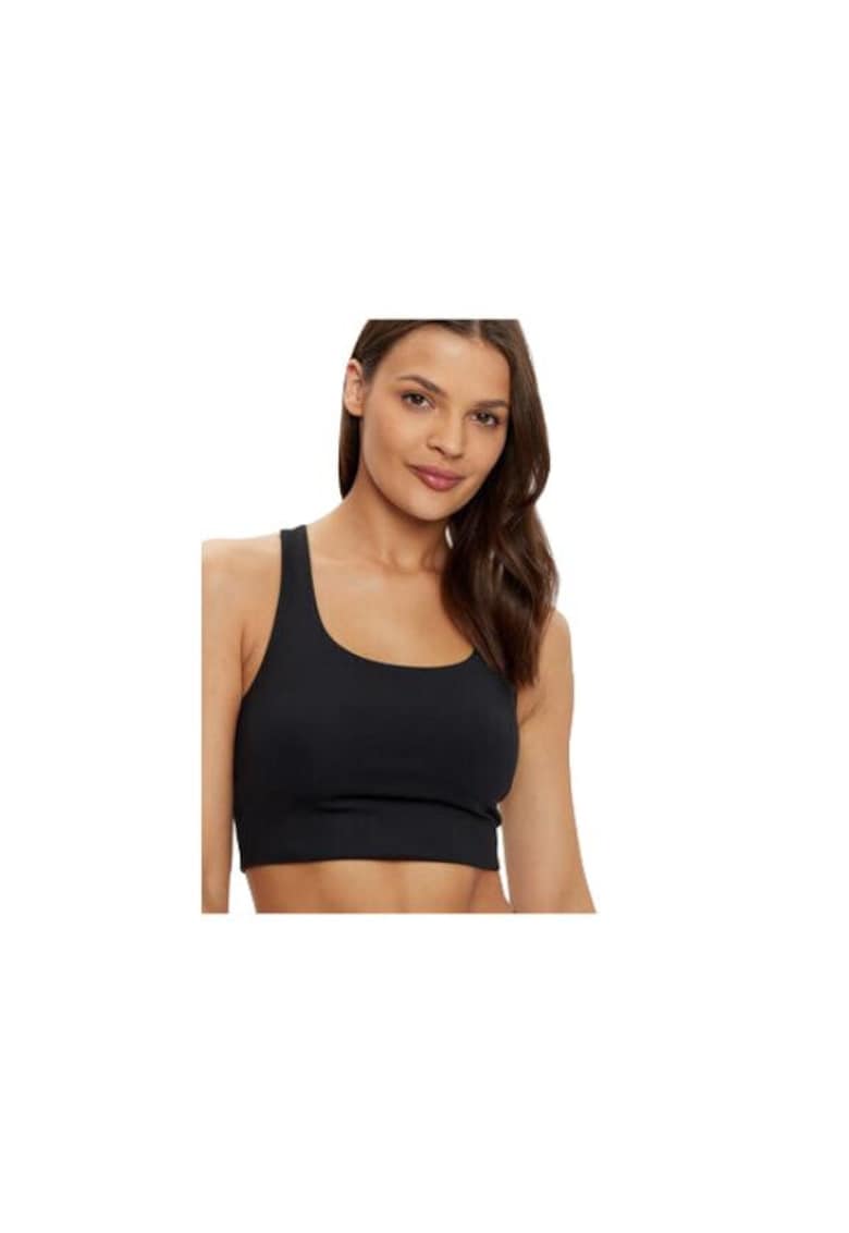 Bustiera sport  poliester/elastan - negru