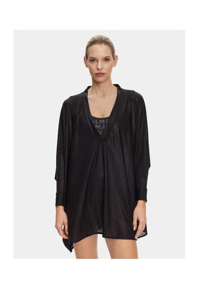 Pareo plaja - negru - 80% poliamida - 20% elastan -