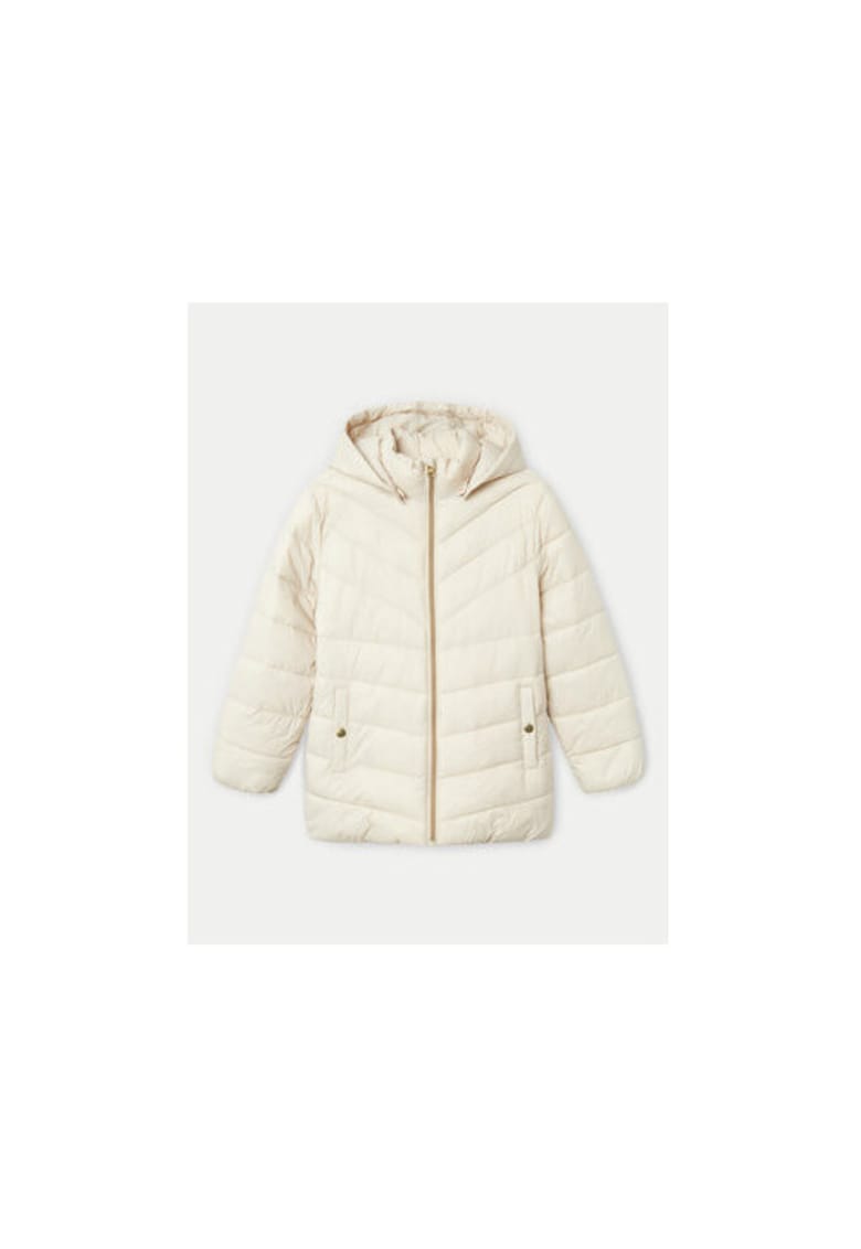 Geaca fete - 303869991 - Nylon - Bej - Bej