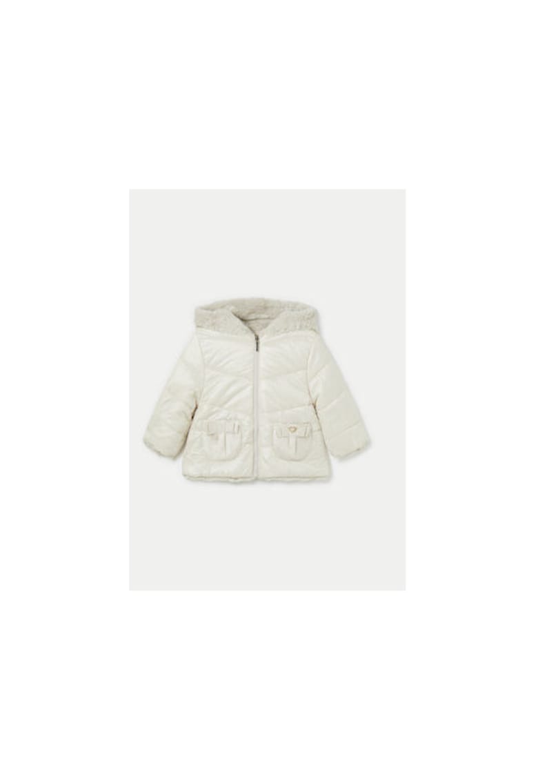 Geaca fete - 304295560 - Poliester - Bej