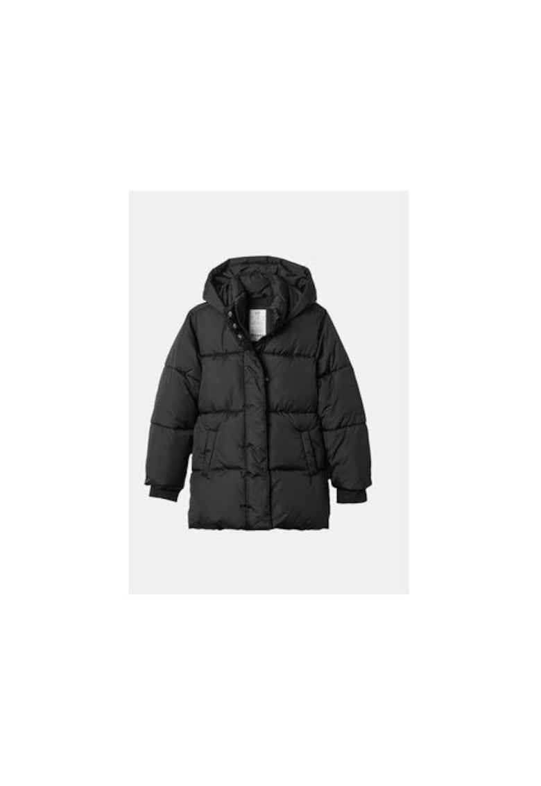 Geaca fete - 304455001 - Poliester reciclat - Negru - Negru