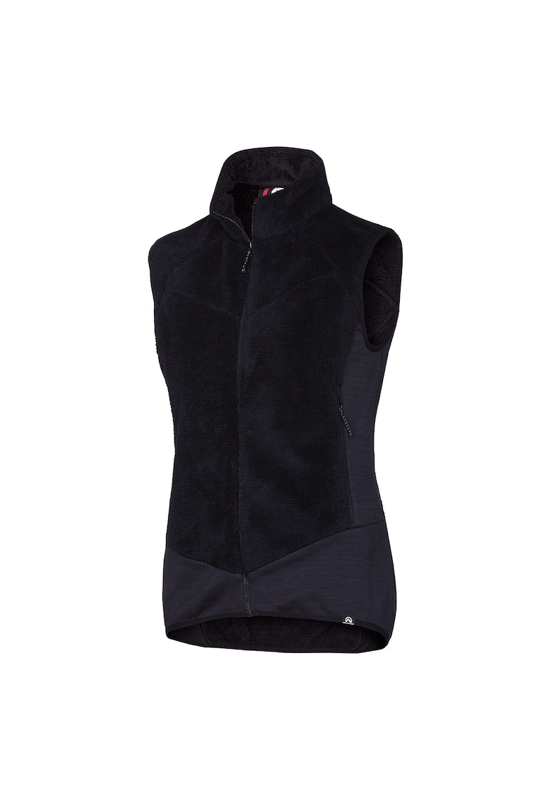 Vesta fleece antipiling dama Dee blackblack - Negru