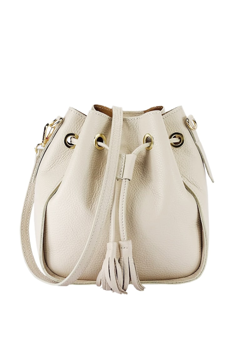 Geanta bej din piele naturala 1110 125 17002