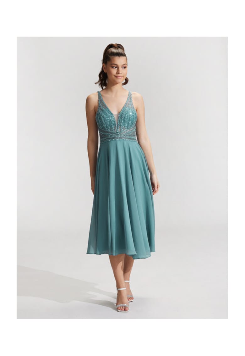 Rochie Dama - 303564650 - Albastru - Albastru