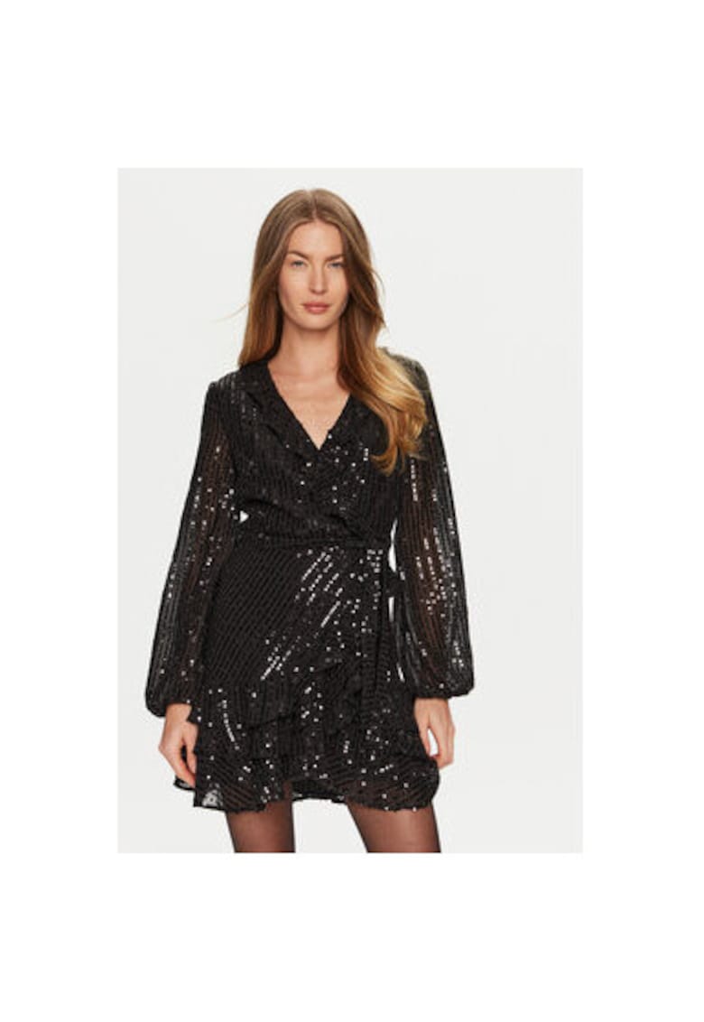 Rochie Dama -  304698651 - Poliester - Negru