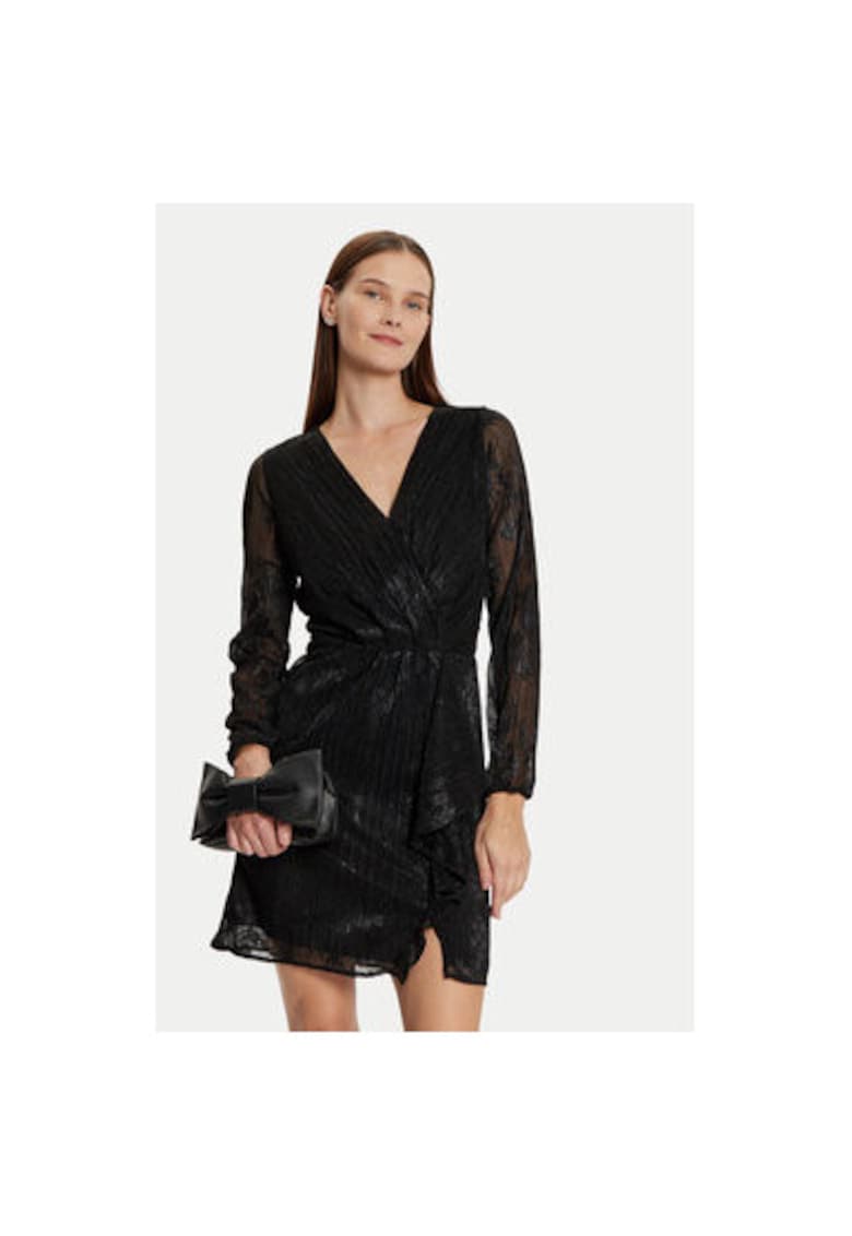 Rochie Dama -  304486586 - Poliester - Fibra metalica - Negru