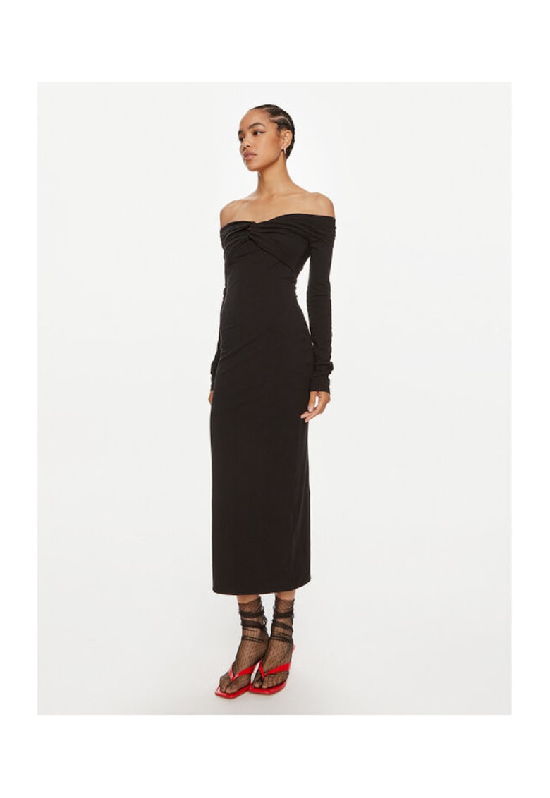 Rochie dama - 304471704 - Modal/Bumbac organic/Elastan - Negru - Negru