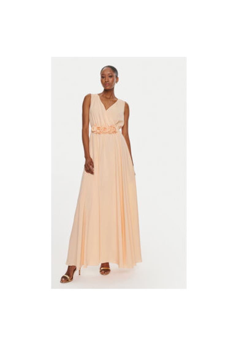 Rochie dama - 304371028 - Poliester - Portocaliu