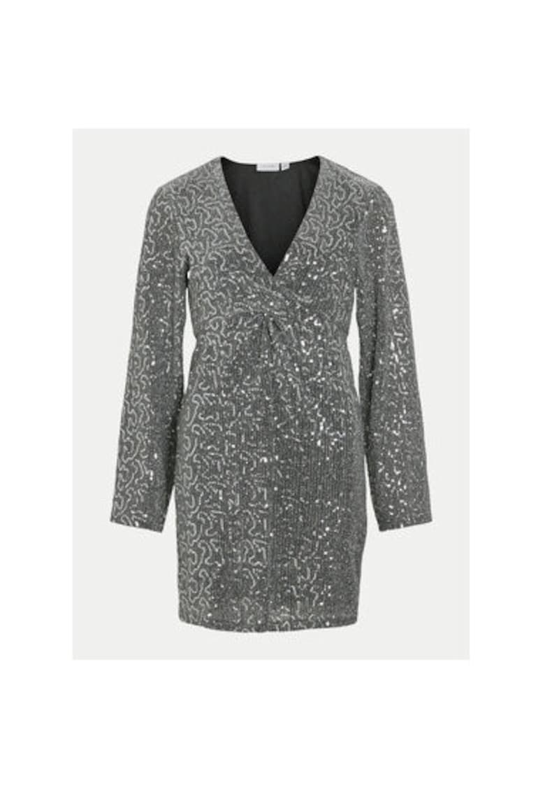 Rochie dama -  304768408 - Poliester - Argintiu