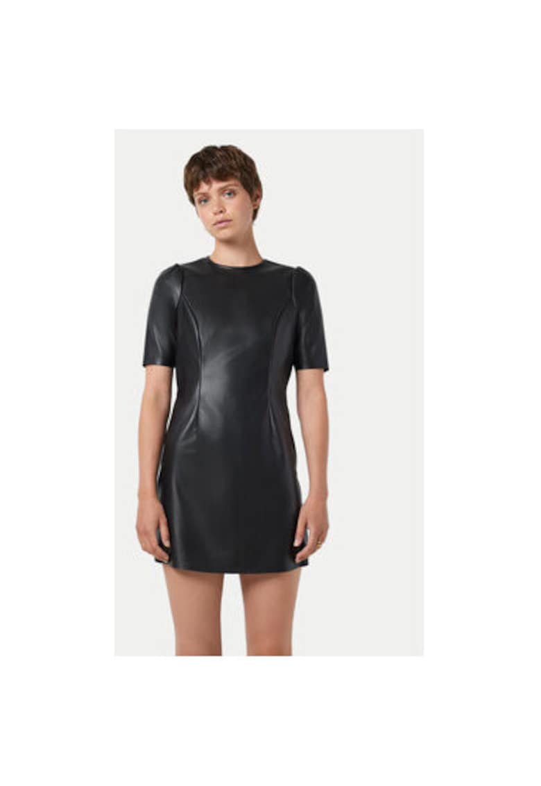 Rochie dama -  304517129 - Piele - Negru