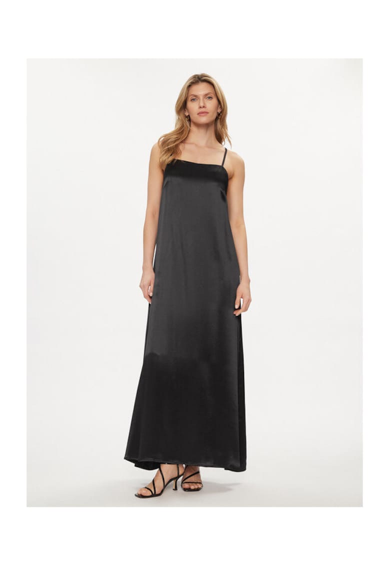 Rochie dama - 303689926 - Viscoza - Negru - Negru