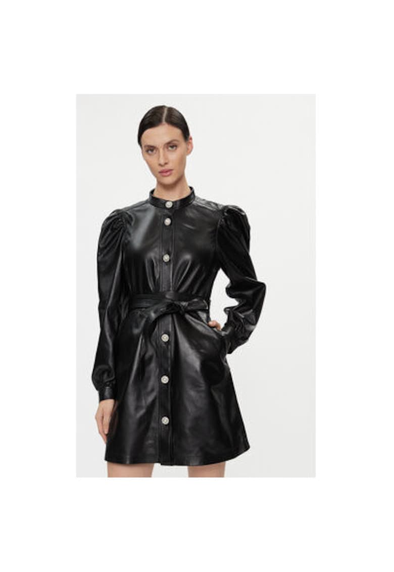 Rochie Dama -  302976454 - Piele naturala - Negru