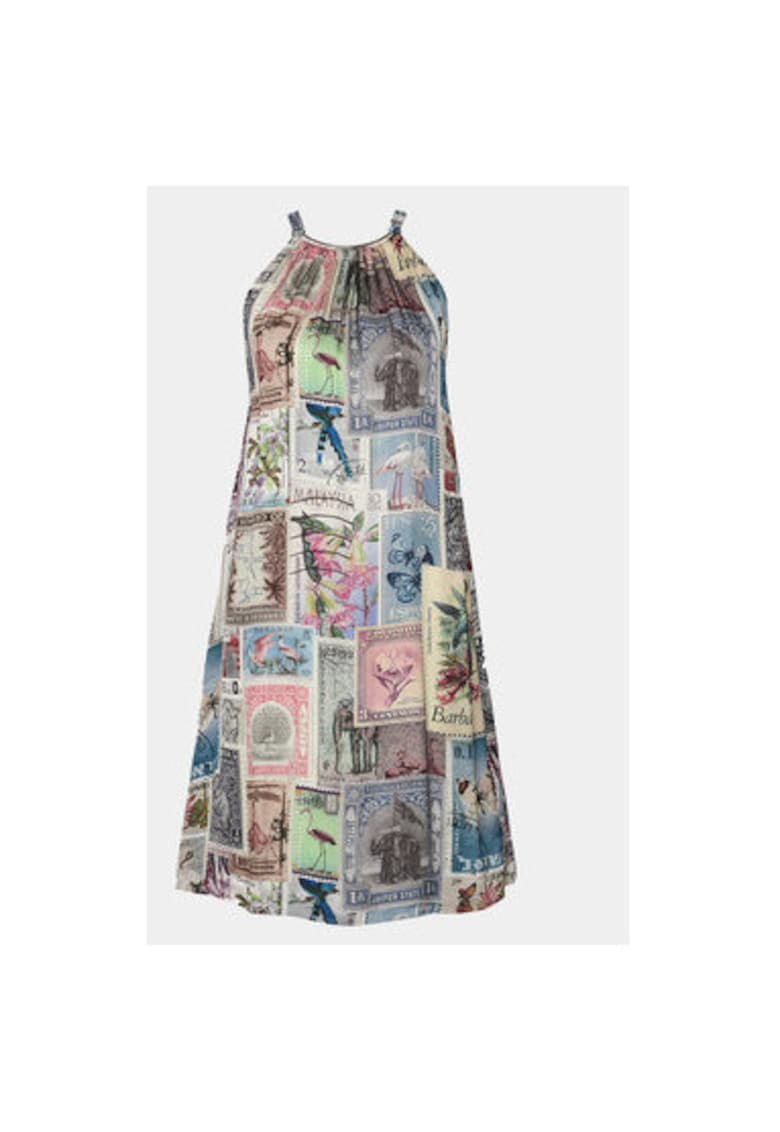 Rochie Dama -  303878238 - Viscoza - S INTL - Multicolor