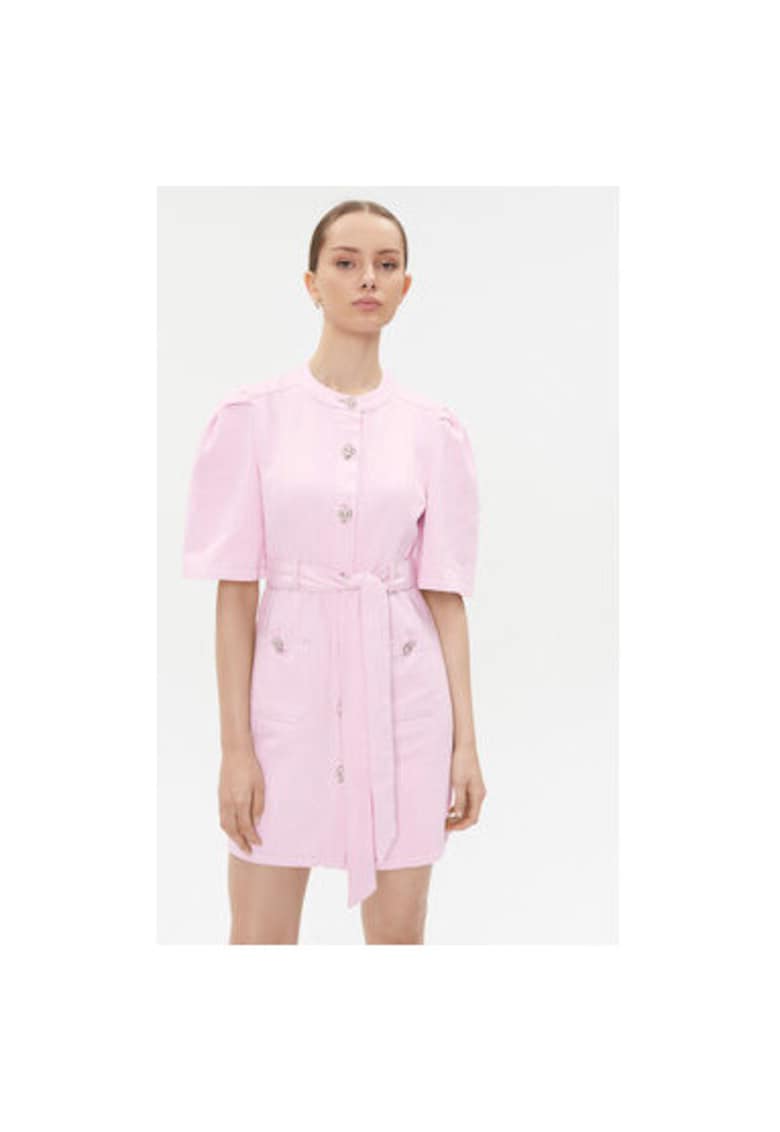 Rochie Dama -  302767366 - Bumbac - XS INTL - Roz