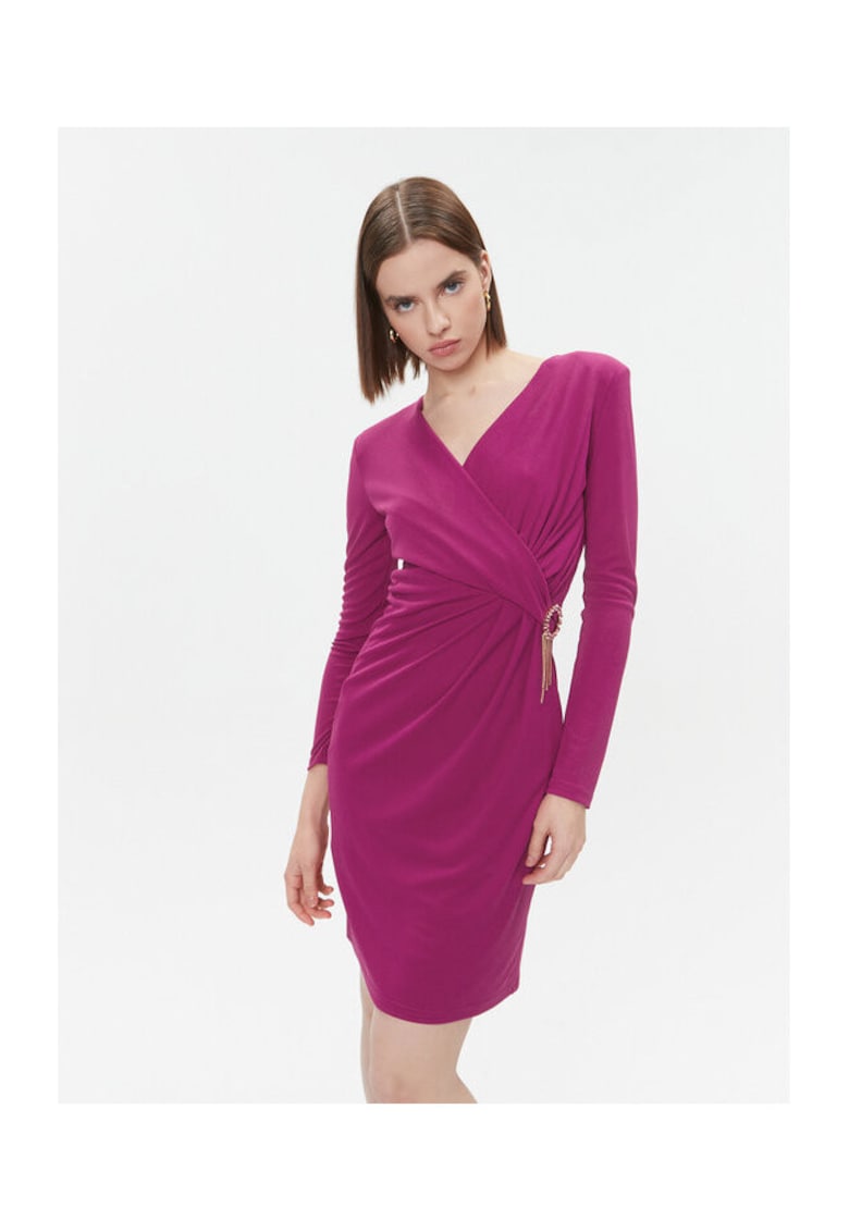 Rochie Dama - 303320898 - Poliester - Elastan - Roz - Roz