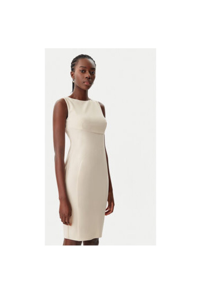 Rochie dama - 305317667 - Poliester - Bej