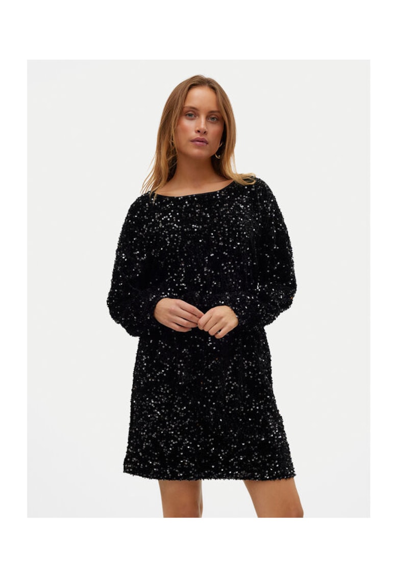 Rochie dama - 304520143 - Poliester reciclat - Negru - Negru