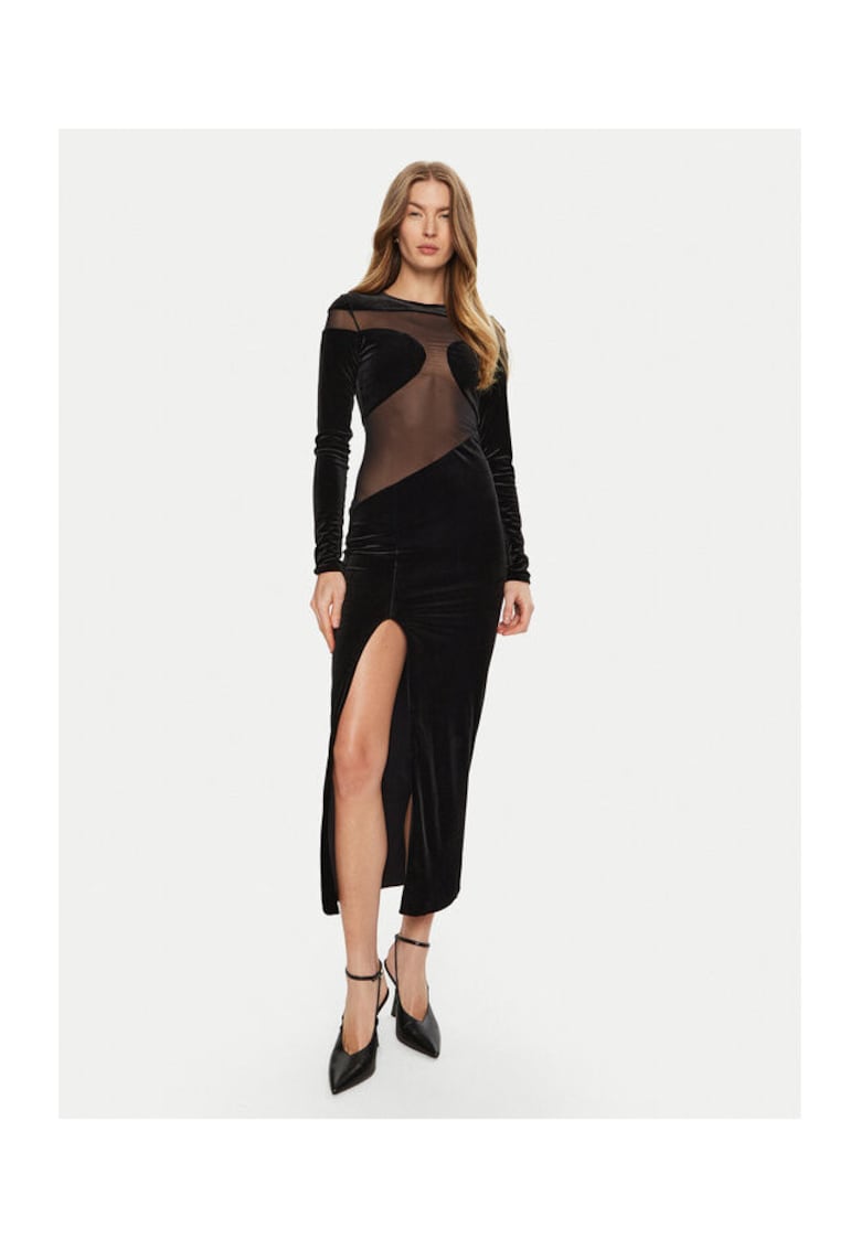 Rochie dama - 304553998 - Poliester - Negru - Negru
